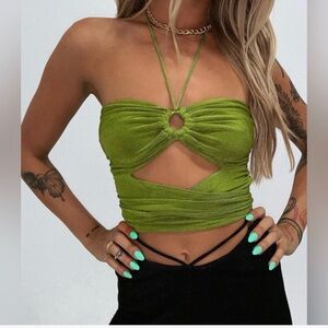 Princess Polly Loriella ring detail crop top